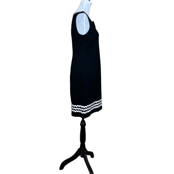 NWT Talbots “Ponte” Shift Dress With Trim - Picture 3 of 10